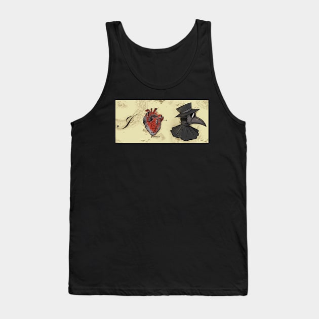 I heart Plague Doctors Tank Top by Bat13SJx